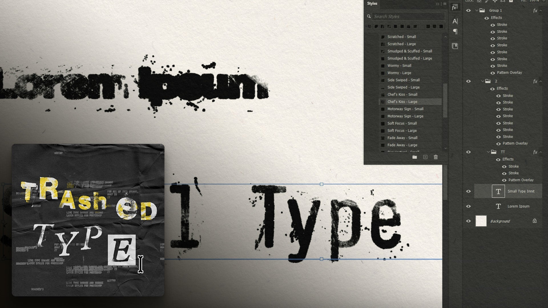 Ti Rashed Stacking Effects - Trashed Type
