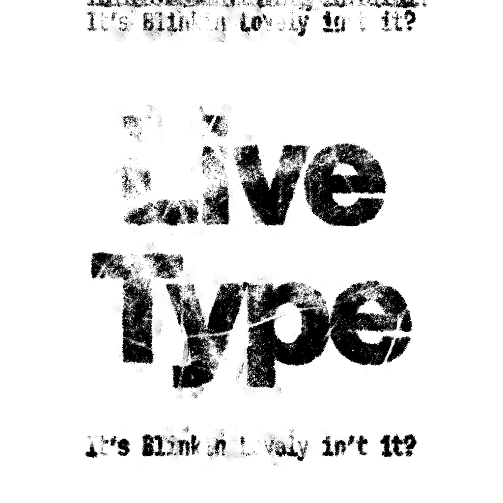 Trashed Type
