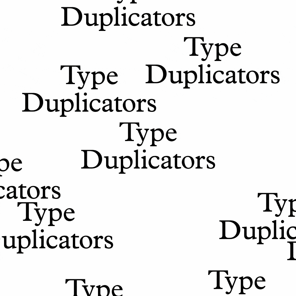 Type Duplicators