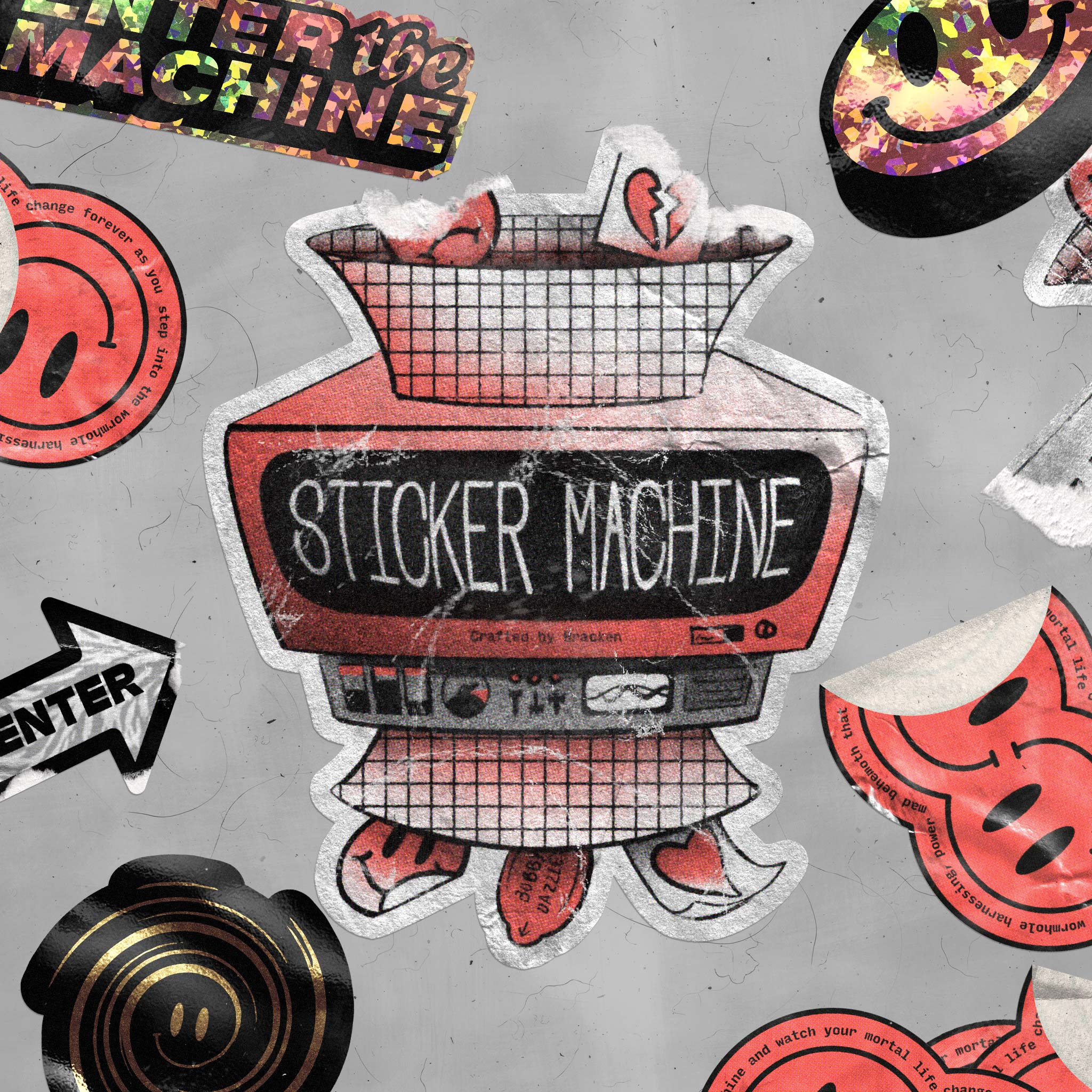 Apple Sticker Machine Sticker Machine