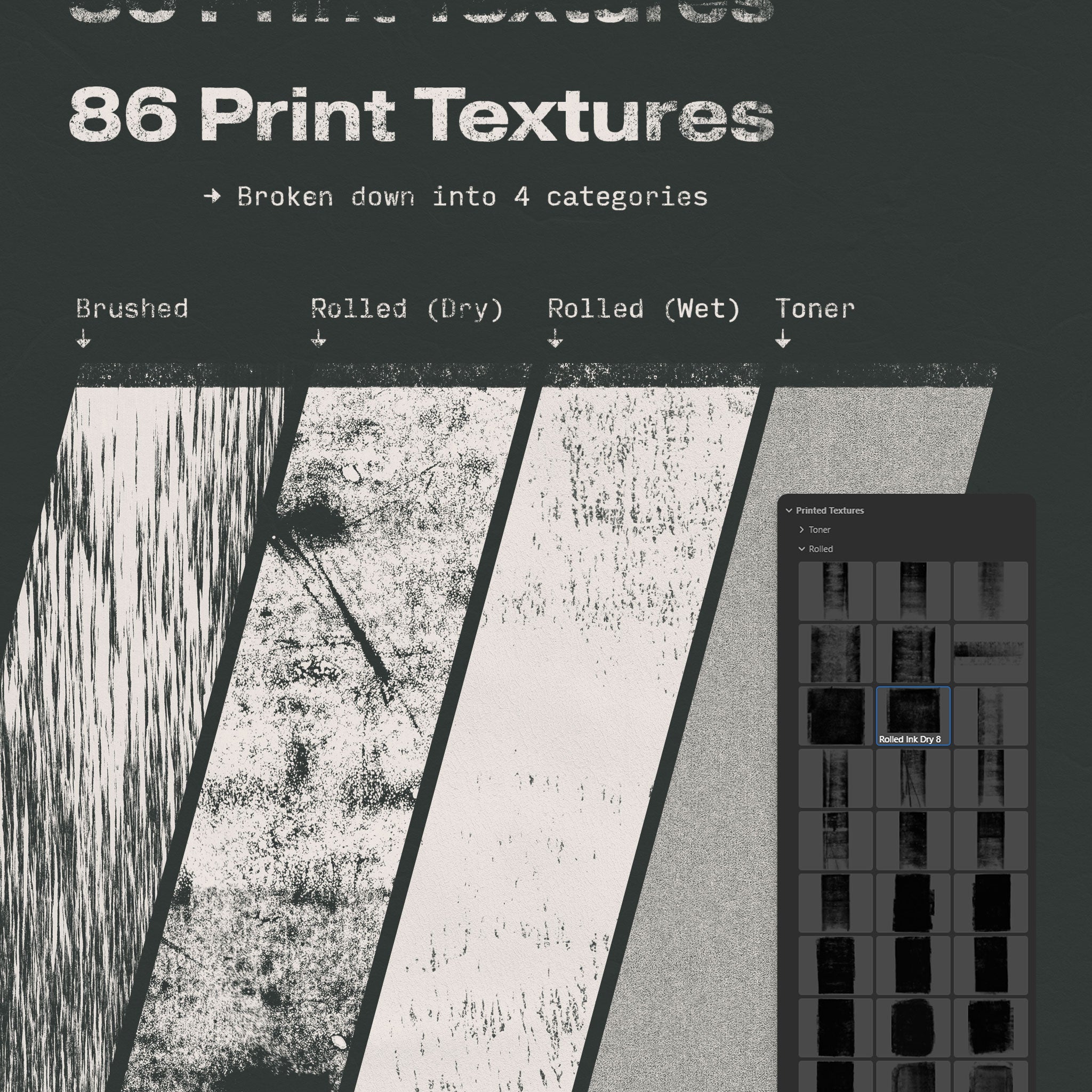 Printed Textures - Bracken